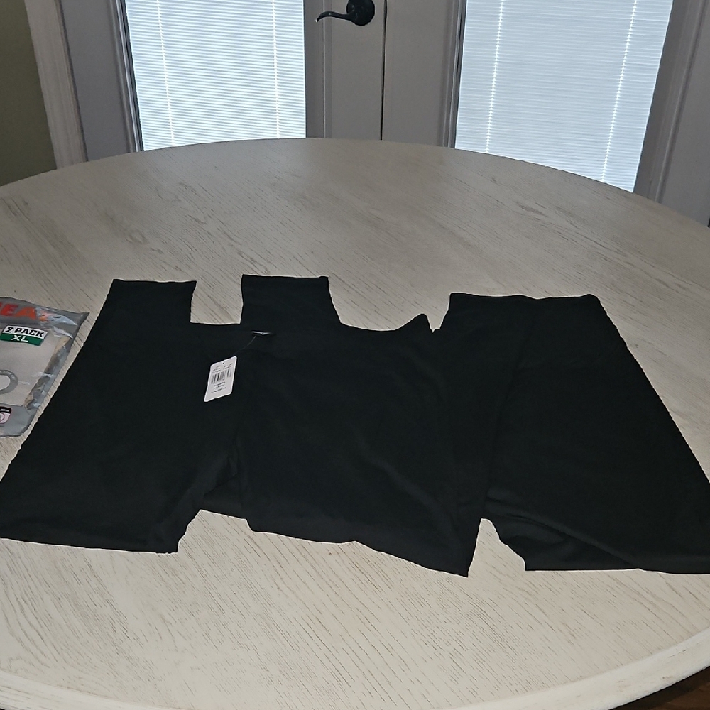 32 Degrees Heat Black Leggings 2 Pack XL - Picture 5 of 7